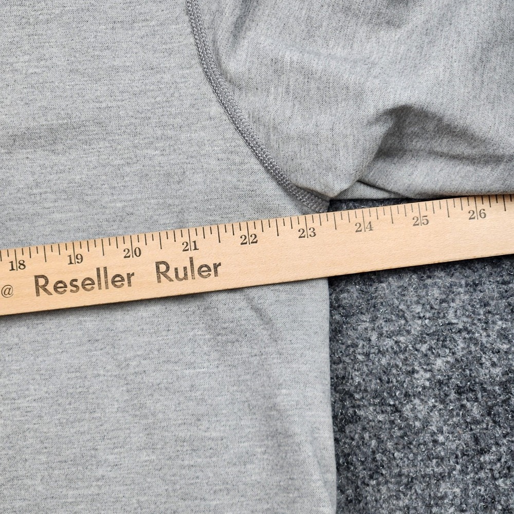 BYLT Elite Fairway Pullover Mens XL Gray Long Sleeve Performance Golf Polo Shirt - Picture 6 of 8